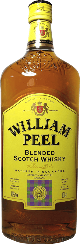 11,95 € Бесплатная доставка | Купажированный виски William Peel Шотландия Объединенное Королевство 1 L