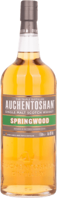 28,95 € Envio grátis | Whisky Single Malt Auchentoshan Springwood Reino Unido Garrafa 1 L