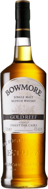 46,95 € 免费送货 | 威士忌单一麦芽威士忌 Morrison's Bowmore Gold Reef 英国 瓶子 1 L