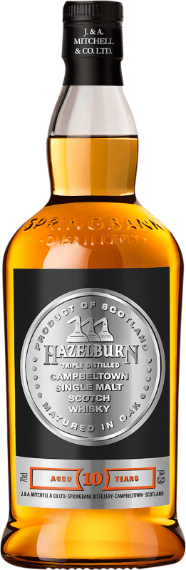 55,95 € Free Shipping | Whisky Single Malt Hazelburn United Kingdom 10 Years Bottle 70 cl