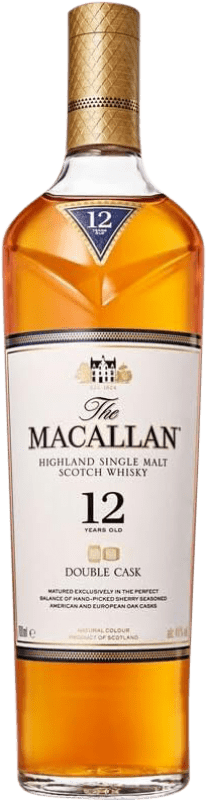 84,95 € Free Shipping | Whisky Single Malt Macallan Double Cask United Kingdom 12 Years Bottle 70 cl