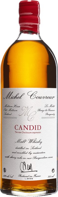 169,95 € Envío gratis | Whisky Single Malt Michel Couvreur Candid Reino Unido 70 cl