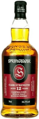 53,95 € Envio grátis | Whisky Single Malt Springbank Cask Strength Reino Unido 12 Anos Garrafa 70 cl
