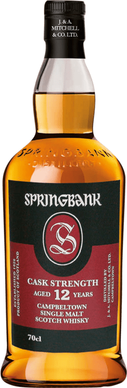 675,95 € Envoi gratuit | Single Malt Whisky Springbank Cask Strength Royaume-Uni 12 Ans Bouteille 70 cl