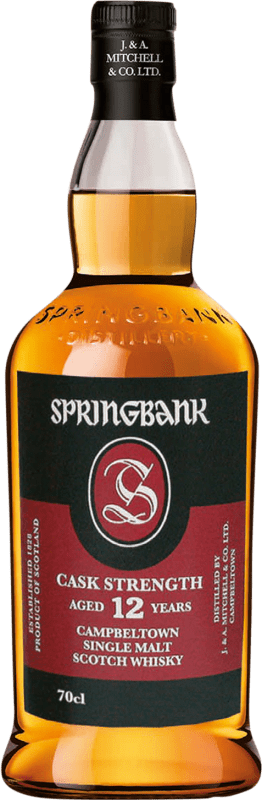 675,95 € Envío gratis | Whisky Single Malt Springbank Cask Strength — Graduación de Barrica Reino Unido 12 Años Botella 70 cl