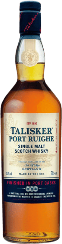 64,95 € Envío gratis | Whisky Single Malt Talisker Port Ruighe Reino Unido Botella 70 cl