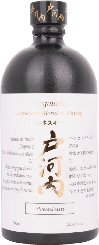 58,95 € Envio grátis | Whisky Single Malt Togouchi Premium Japão Garrafa 70 cl
