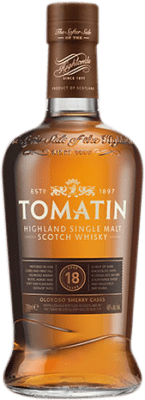 88,95 € Free Shipping | Whisky Single Malt Tomatin United Kingdom 18 Years Bottle 70 cl