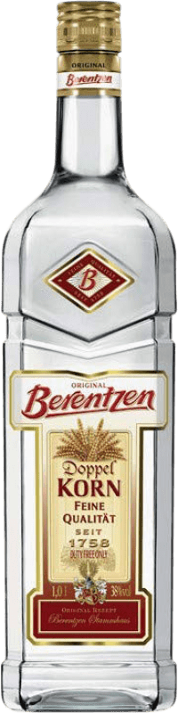 11,95 € Envío gratis | Orujo Aguardiente Berentzen Doppelkorn Alemania Botella 1 L