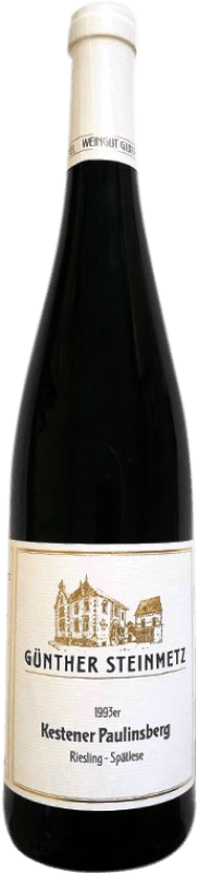 82,95 € Бесплатная доставка | Белое вино Günther Steinmetz Kestener Paulinsberg 1993 Q.b.A. Mosel Mosel Германия Riesling бутылка 75 cl