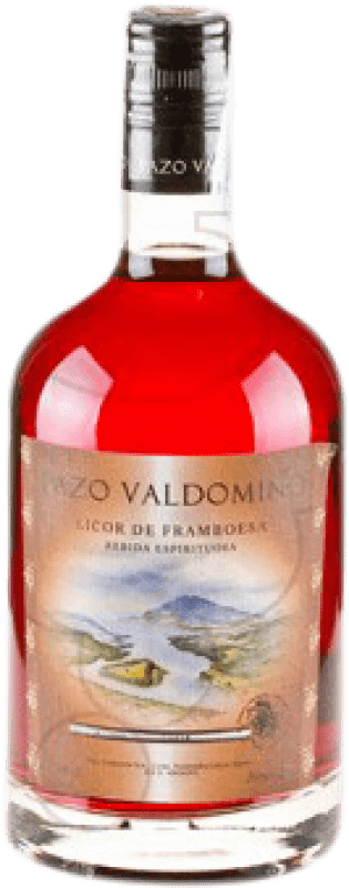 11,95 € Envío gratis | Orujo Aguardiente Pazo Valdomiño Frambuesa España Botella 70 cl