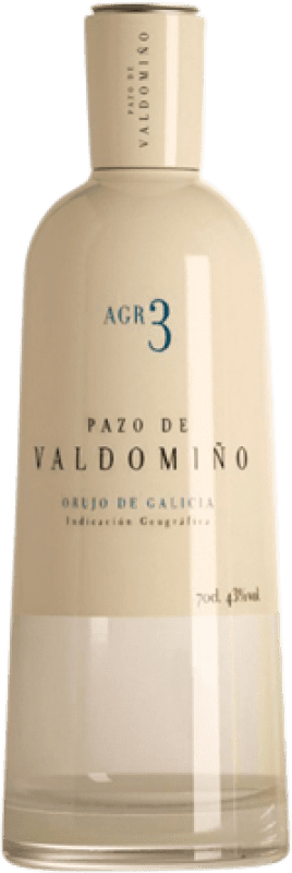 27,95 € Envío gratis | Orujo Aguardiente Pazo Valdomiño España Botella 70 cl