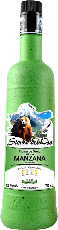 14,95 € Spedizione Gratuita | Crema di Liquore Sierra del Oso Crema de Manzana Spagna Bottiglia 70 cl