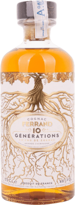 57,95 € Envio grátis | Cognac Conhaque Ferrand. 10 Generations França Garrafa Medium 50 cl