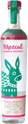 61,95 € Envio grátis | Mezcal Agaves de Selección Burrito Fiestero México Garrafa 70 cl