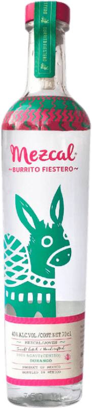 58,95 € Kostenloser Versand | Mezcal Agaves de Selección Burrito Fiestero Mexiko Flasche 70 cl