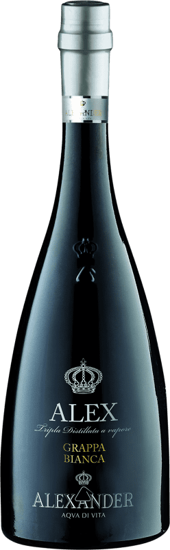 28,95 € Бесплатная доставка | Граппа Alexander Bianca Италия бутылка 70 cl