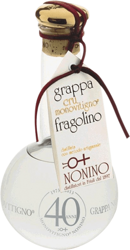 133,95 € Spedizione Gratuita | Grappa Nonino Fragolino Italia Bottiglia Medium 50 cl