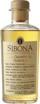 29,95 € Envio grátis | Aguardente Grappa Sibona D.O.C.G. Barolo Itália Garrafa Medium 50 cl