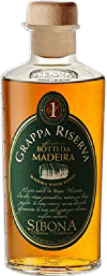 39,95 € Envío gratis | Grappa Sibona Botti da Madeira Italia Botella Medium 50 cl