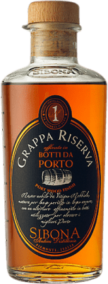 32,95 € Envio grátis | Aguardente Grappa Sibona Botti da Porto Itália Garrafa Medium 50 cl