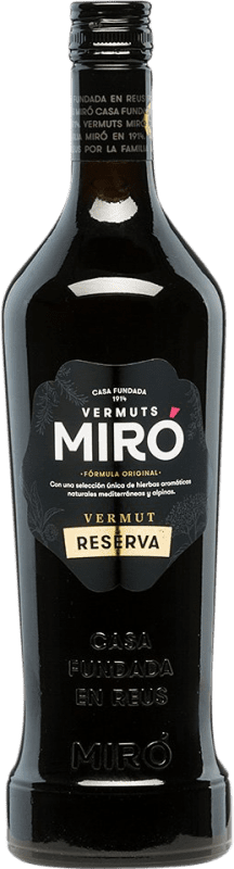 14,95 € Spedizione Gratuita | Vermut Miró Rojo Riserva Catalogna Spagna Bottiglia 1 L