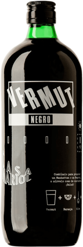 14,95 € Free Shipping | Vermouth Casa Mariol Negre Spain Bottle 1 L