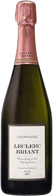 81,95 € 免费送货 | 玫瑰气泡酒 Leclerc Briant Rosé Organic 香槟 A.O.C. Champagne 香槟酒 法国 Pinot Black, Chardonnay 瓶子 75 cl