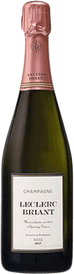 64,95 € Бесплатная доставка | Розовое игристое Leclerc Briant Rosé Organic брют A.O.C. Champagne шампанское Франция Pinot Black, Chardonnay бутылка 75 cl