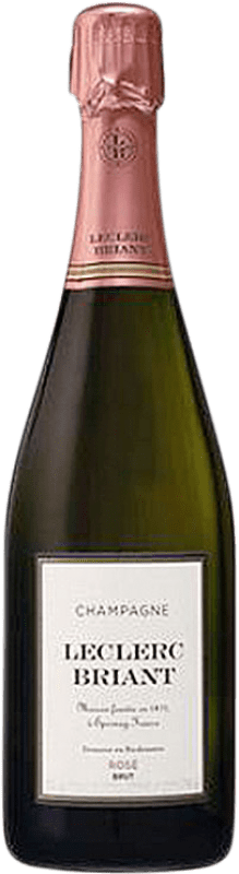 64,95 € Kostenloser Versand | Rosé Sekt Leclerc Briant Rosé Organic Brut A.O.C. Champagne Champagner Frankreich Spätburgunder, Chardonnay Flasche 75 cl