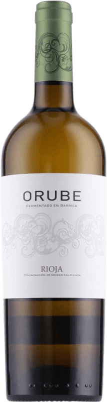 13,95 € Kostenloser Versand | Weißwein Solar Viejo Orube Holzfassveredelter D.O.Ca. Rioja La Rioja Spanien Tempranillo, Viura, Chardonnay Flasche 75 cl