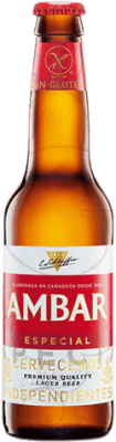 1,95 € 免费送货 | 啤酒 Ambar Especial sin Gluten 西班牙 三分之一升瓶 33 cl