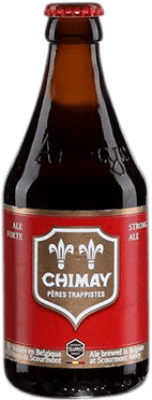 4,95 € 免费送货 | 啤酒 Chimay Red Ale — 红啤酒 比利时 三分之一升瓶 33 cl