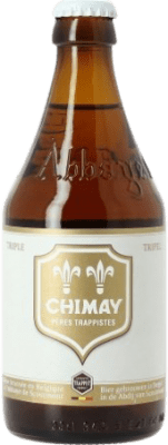 3,95 € Envio grátis | Cerveja Chimay Triple Bélgica Garrafa Terço 33 cl