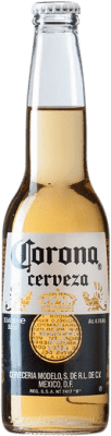 2,95 € Envio grátis | Cerveja Modelo Corona Coronita México Garrafinha Terço 35 cl
