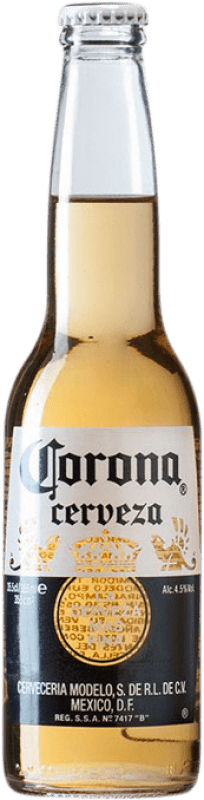 2,95 € Free Shipping | Beer Modelo Corona Coronita Mexico Third-Liter Bottle 35 cl