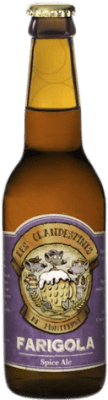 2,95 € Envío gratis | Cerveza Les Clandestines Farigola España Botellín Tercio 33 cl