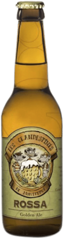 2,95 € 送料無料 | ビール Les Clandestines Red Ale — レッドビール, Golden Ale — ゴールデン スペイン 1/3ボトル 33 cl