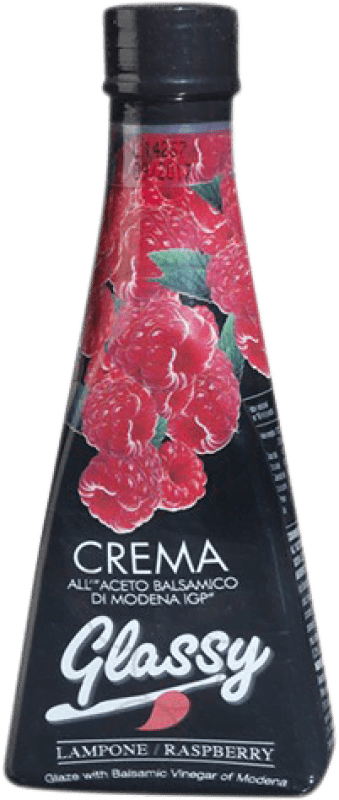 6,95 € 送料無料 | 酢 Glassy Crema Raspberry イタリア 小型ボトル 25 cl