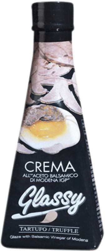 7,95 € Envio grátis | Vinagre Glassy Crema Tartufo Itália Garrafa Pequena 25 cl