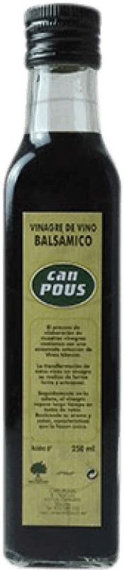 2,95 € Envio grátis | Vinagre Can Pous Balsámico Espanha Garrafa Pequena 25 cl