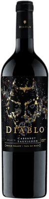 14,95 € Envoi gratuit | Vin rouge Concha y Toro Diablo Black I.G. Valle del Maule Maule Valley Chili Cabernet Sauvignon Bouteille 75 cl