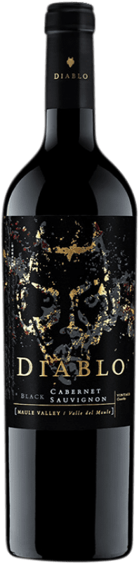 21,95 € Spedizione Gratuita | Vino rosso Concha y Toro Diablo Black I.G. Valle del Maule Valle del Maule Chile Cabernet Sauvignon Bottiglia 75 cl