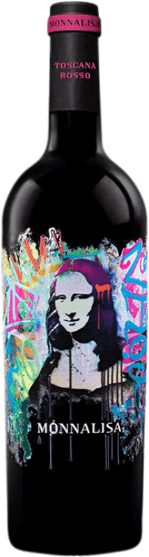 19,95 € Бесплатная доставка | Красное вино Leonardo da Vinci Monnalisa D.O.C. Rosso di Montalcino Тоскана Италия Merlot — Мерло, Syrah — Сира, Sangiovese — Санджовезе Бутылка 75 cl