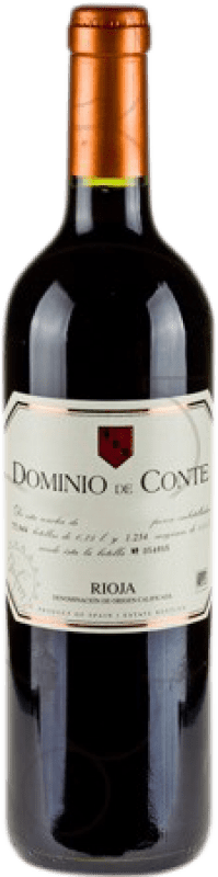 28,95 € Envio grátis | Vinho tinto Pagos del Camino Dominio de Conte Reserva D.O.Ca. Rioja La Rioja Espanha Garrafa 75 cl