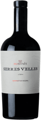 36,95 € Free Shipping | Red wine Mont-Rubí Serres Velles D.O. Penedès Catalonia Spain Grenache Bottle 75 cl