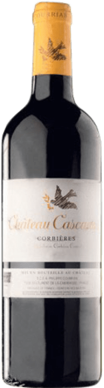 8,95 € Spedizione Gratuita | Vino rosso Philippe Courrian Château Cascadais Crianza A.O.C. Corbières Languedoc Francia Bottiglia 75 cl