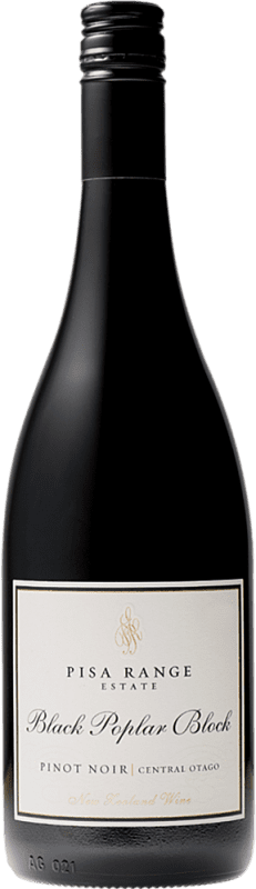 67,95 € Spedizione Gratuita | Vino Rosso Pisa Range Black Poplar Block Nuova Zelanda Pinot Nero 75 cl