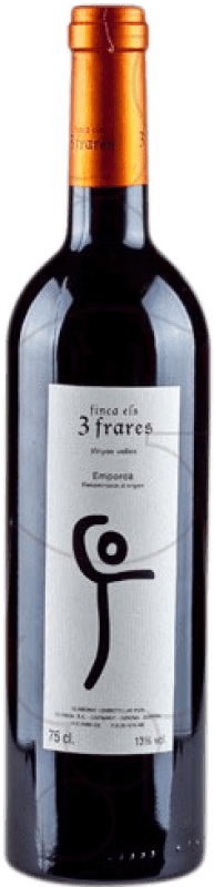 11,95 € Free Shipping | Red wine Vinaltis Finca Els 3 Frares Negre Aged D.O. Empordà Catalonia Spain Cabernet Sauvignon, Mazuelo, Carignan Bottle 75 cl