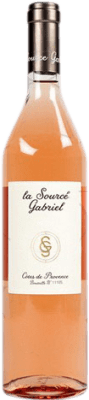 25,95 € 免费送货 | 玫瑰酒 Regine Sumeire La Source Gabriel 年轻的 A.O.C. France 法国 Syrah, Grenache, Cinsault 瓶子 Magnum 1,5 L